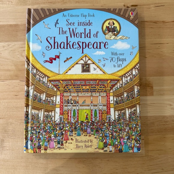 🔆 Bundle items 6 for $30 The World of Shakespeare Usborne Flap Book - Picture 1 of 6
